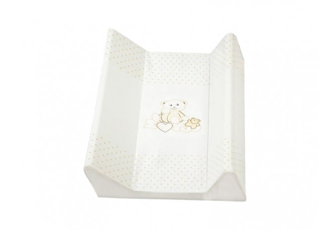 Saltea de infasat bebe cu intaritura 70x475 I Love you Beige 136