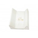 Saltea de infasat bebe cu intaritura 70x475 I Love you Beige 136