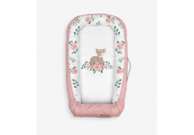 Baby Nest Klups Nature & Love Rose N001