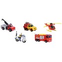 Set Jada Toys Fireman Sam 5 Pack cu 4 masinute1 elicopter si 1 figurina