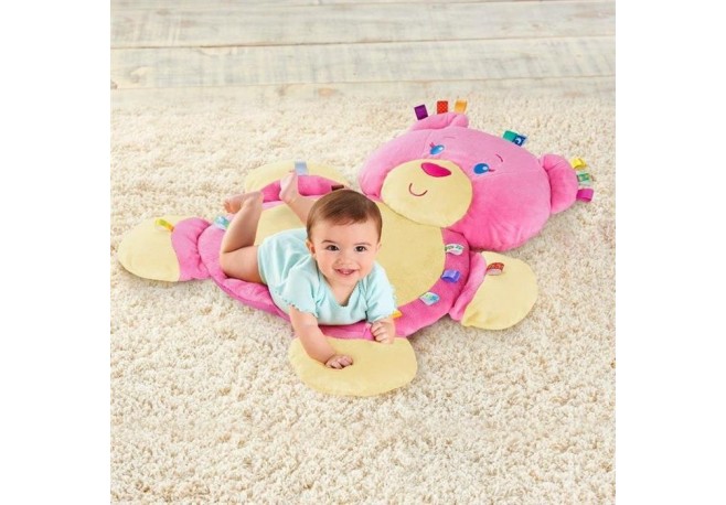 Taggies-25062U-Salteluta Interactiva Cuibul Snuggles-Ursulet Roz