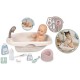 Set Smoby Baby Nurse cadita olita si accesorii pentru papusi