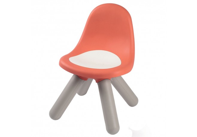 Scaunel cu spatar pentru copii Smoby coral red