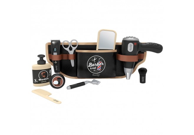 Centura frizer Smoby Barber and Cut negru cu accesorii