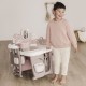 Centru de ingrijire pentru papusi Smoby Baby Nurse Doll`s Play Center maro cu 23 accesorii