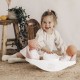 Scaun de masa pentru papusi Smoby Baby Nurse Twin 2 in 1 maro
