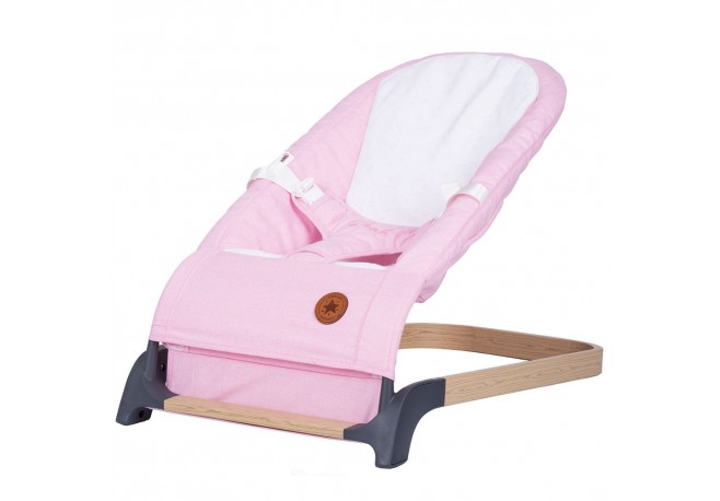 Scaunel balansoar Chipolino Noah blush wood