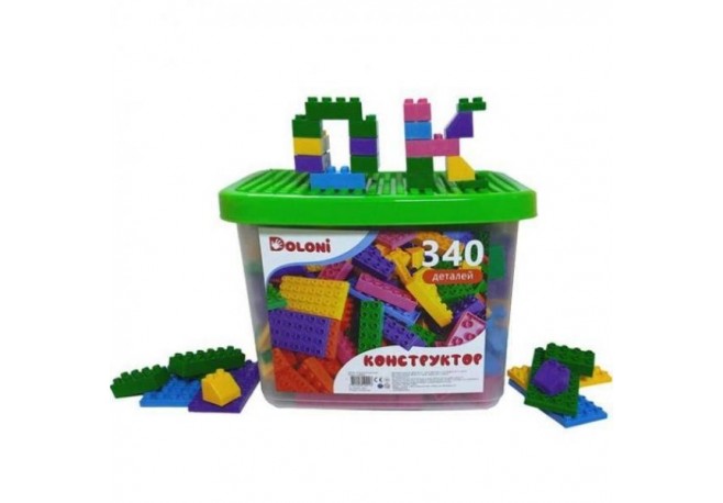Cuburi constructie Mix Color 340 buc 013888/27