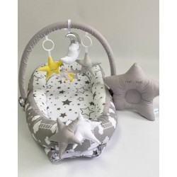 Babynest Standard MyKids 0196 Stars Gray
