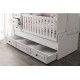 Patut transformabil MyKids Polo Alb 180x80