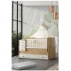 Patut transformabil MyKids Esla Natur Alb 180x80