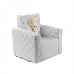 Fotoliu copii Klups Basic Print Bunny