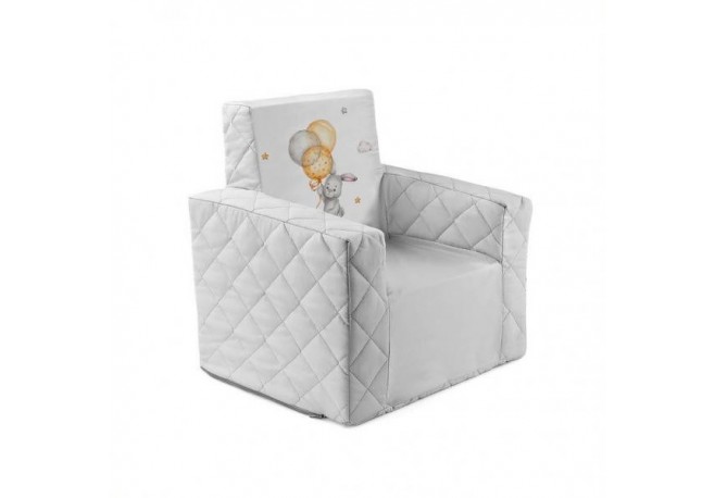 Fotoliu copii Klups Basic Print Bunny