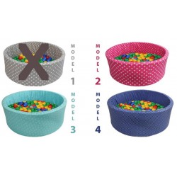 Piscina uscata cu 80 de bile Diverse culori