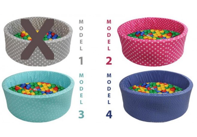 Piscina uscata cu 80 de bile Diverse culori