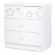 Comoda copii de Infasat KLUPS Tino Stars Alb