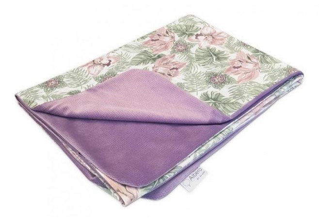 Patura pentru copii Klups  Velvet Kids Summer Pink Flowers G013