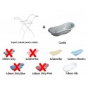 Set Suport metalic si cadita MyKids  100 cm