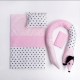 Lenjerie MyKids 6 Piese VP 331 DOG Pink 120x60 cm