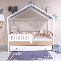 Lenjerie MyKids Montessori 6 Piese PS02 95x195 cm