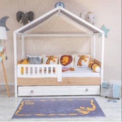 Lenjerie MyKids Montessori 8 Piese PS110 95x195 cm