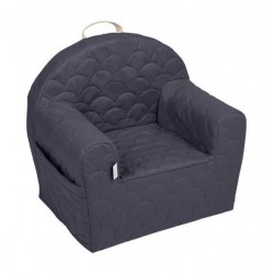 Fotoliu copii Klups Catifea Beige
