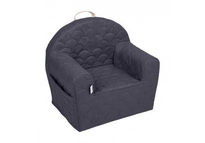 Fotoliu copii Klups Catifea Beige