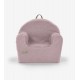 Fotoliu copii Klups Boucle Pink Pudra