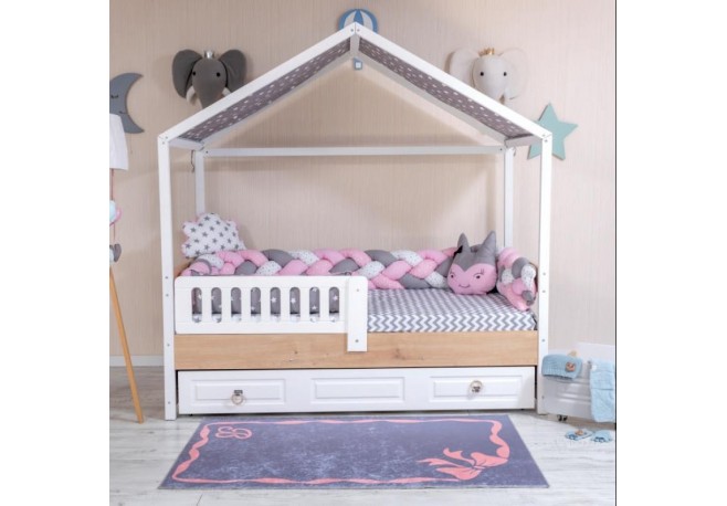Lenjerie MyKids Montessori 7 Piese PS106 95x195 cm