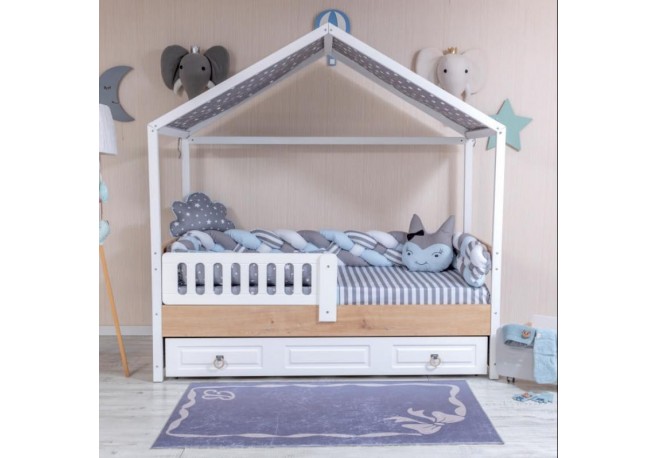 Lenjerie MyKids Montessori 7 Piese PS107 95x195 cm