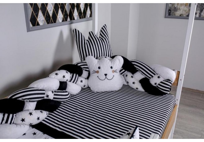 Lenjerie MyKids Montessori 7 Piese PS109 95x195 cm