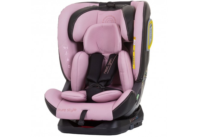 Scaun auto Chipolino Next Gen I-Size 40-150 cm rose water cu sistem Isofix