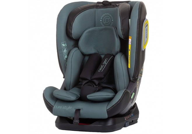 Scaun auto Chipolino Next Gen I-Size 40-150 cm aloe cu sistem Isofix