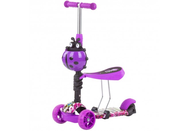 Trotineta Chipolino Kiddy Evo purple graffiti