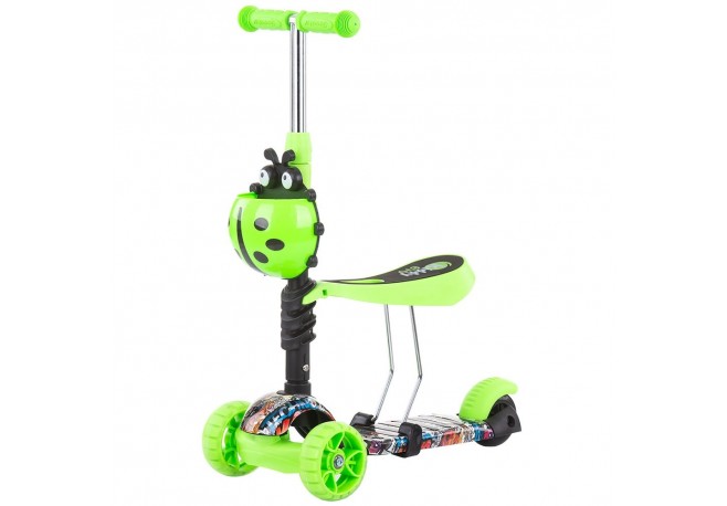 Trotineta Chipolino Kiddy Evo green graffiti