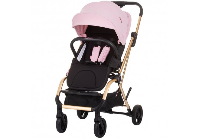 Carucior Chipolino Twister rose water cu sezut rotativ