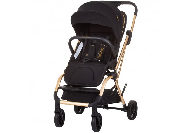 Carucior Chipolino Twister ebony cu sezut rotativ