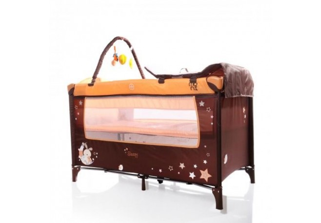 Patut Pliant Bebe Moni Sleepy New Orange