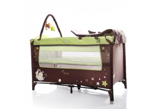 Patut Pliant Bebe Moni Sleepy New Verde