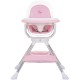 Scaun de masa cu sezut rotativ Chipolino Vision rose water