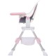 Scaun de masa cu sezut rotativ Chipolino Vision rose water