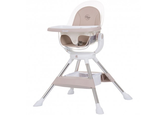 Scaun de masa cu sezut rotativ Chipolino Vision sand