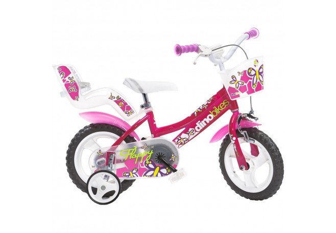 Bicicleta copii Dino Bikes 12 Flappy fuchsia