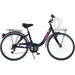 Bicicleta Dino Bikes 24 City Summertime negru