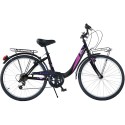 Bicicleta Dino Bikes 24 City Summertime negru