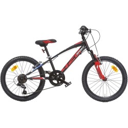 Bicicleta copii Dino Bikes 20 MTB baieti Sport negru cu 6 viteze si suspensie