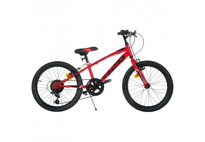 Bicicleta copii Dino Bikes 20 MTB baieti Sport rosu cu 6 viteze