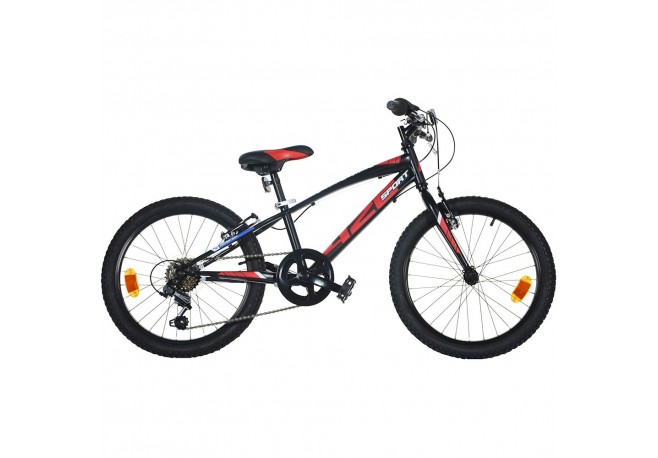Bicicleta copii Dino Bikes 20 MTB baieti Sport negru cu 6 viteze