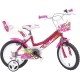Bicicleta copii Dino Bikes 14 Flappy fuchsia