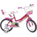 Bicicleta copii Dino Bikes 14 Flappy fuchsia